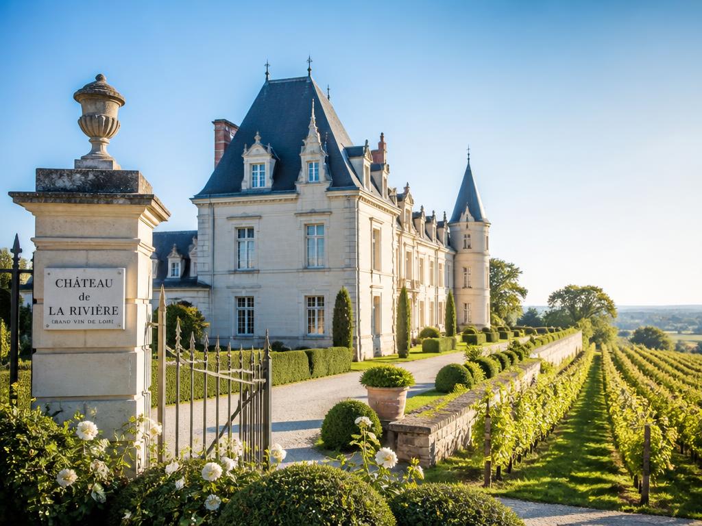 Loire Valley — Château with working vineyard