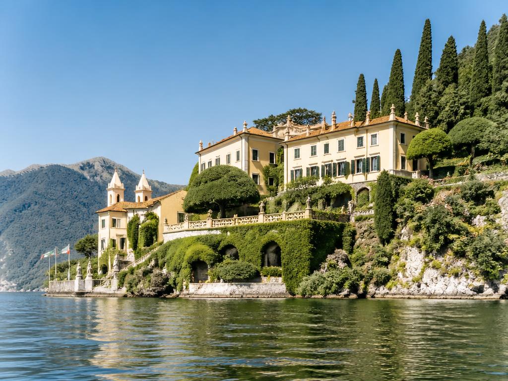 Lake District Italy — Lakeside villa fortress